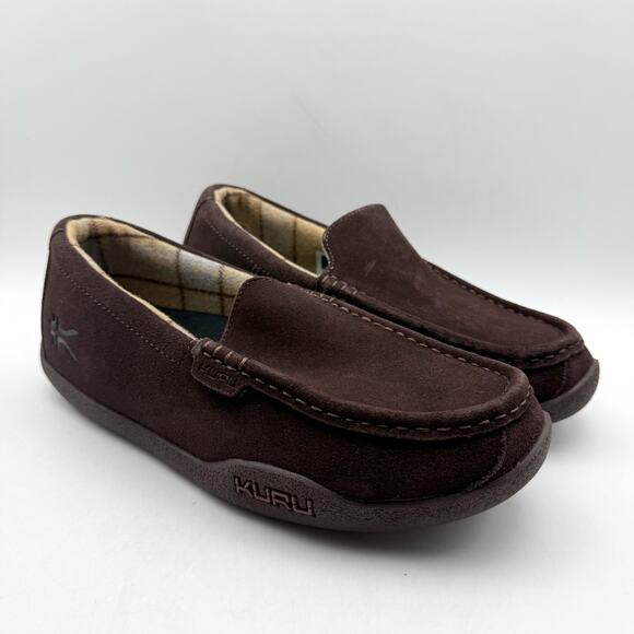 Kuru Mens Loft Moccasin Loafers US 9 M EU 42 Brown Suede EUC main image 4